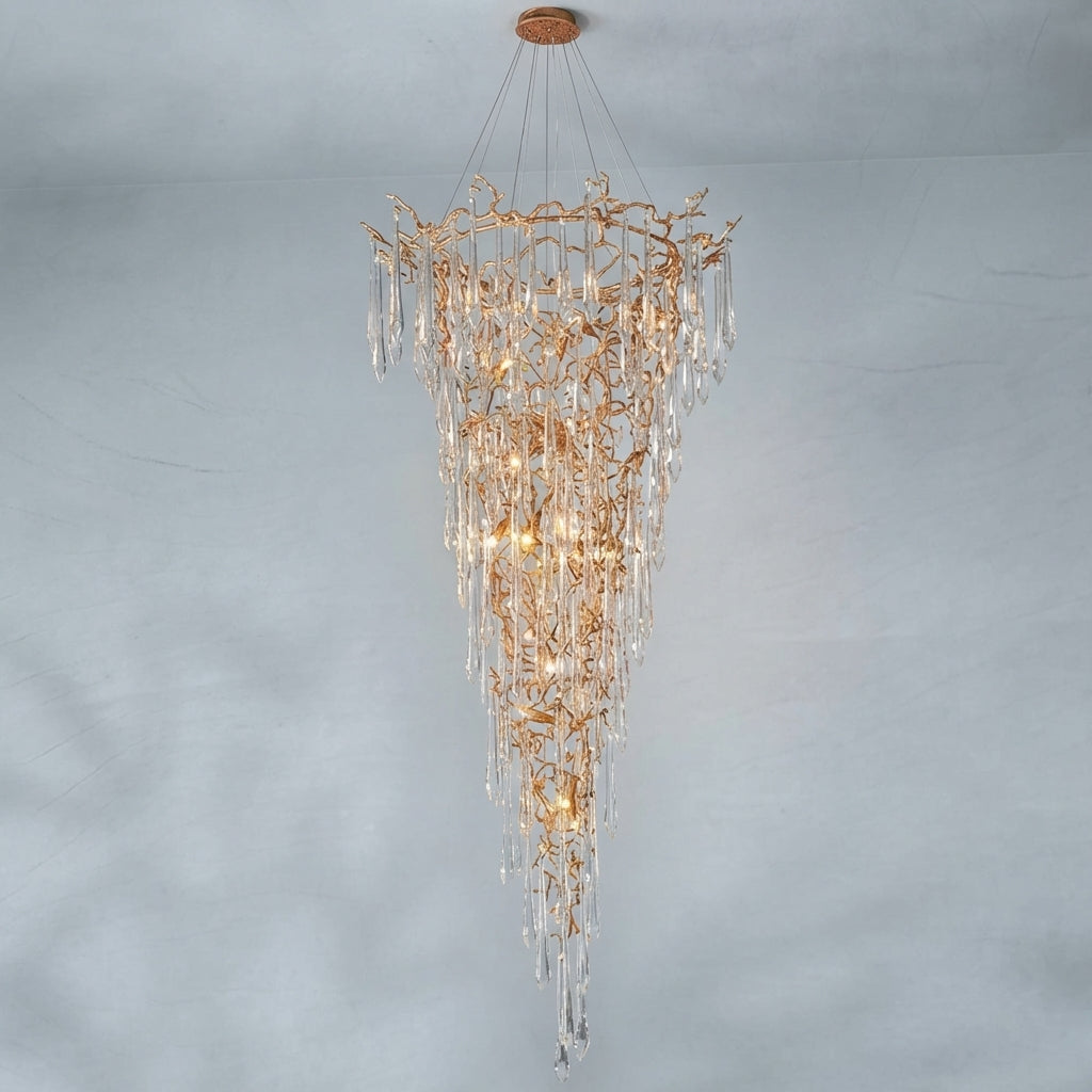 Riviko Verdant Cascade Branch Chandelier - Background Shot