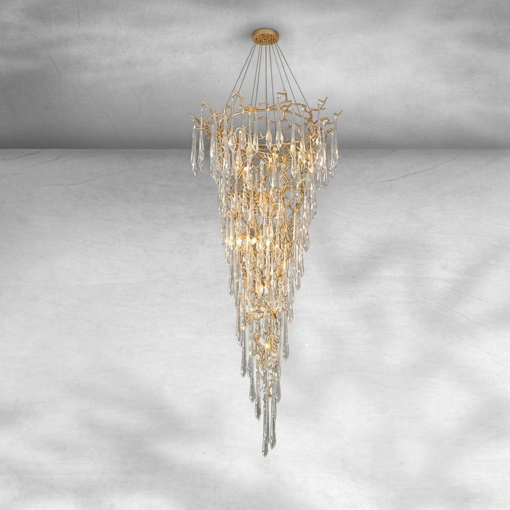Riviko Verdant Cascade Branch Chandelier - Background Shot