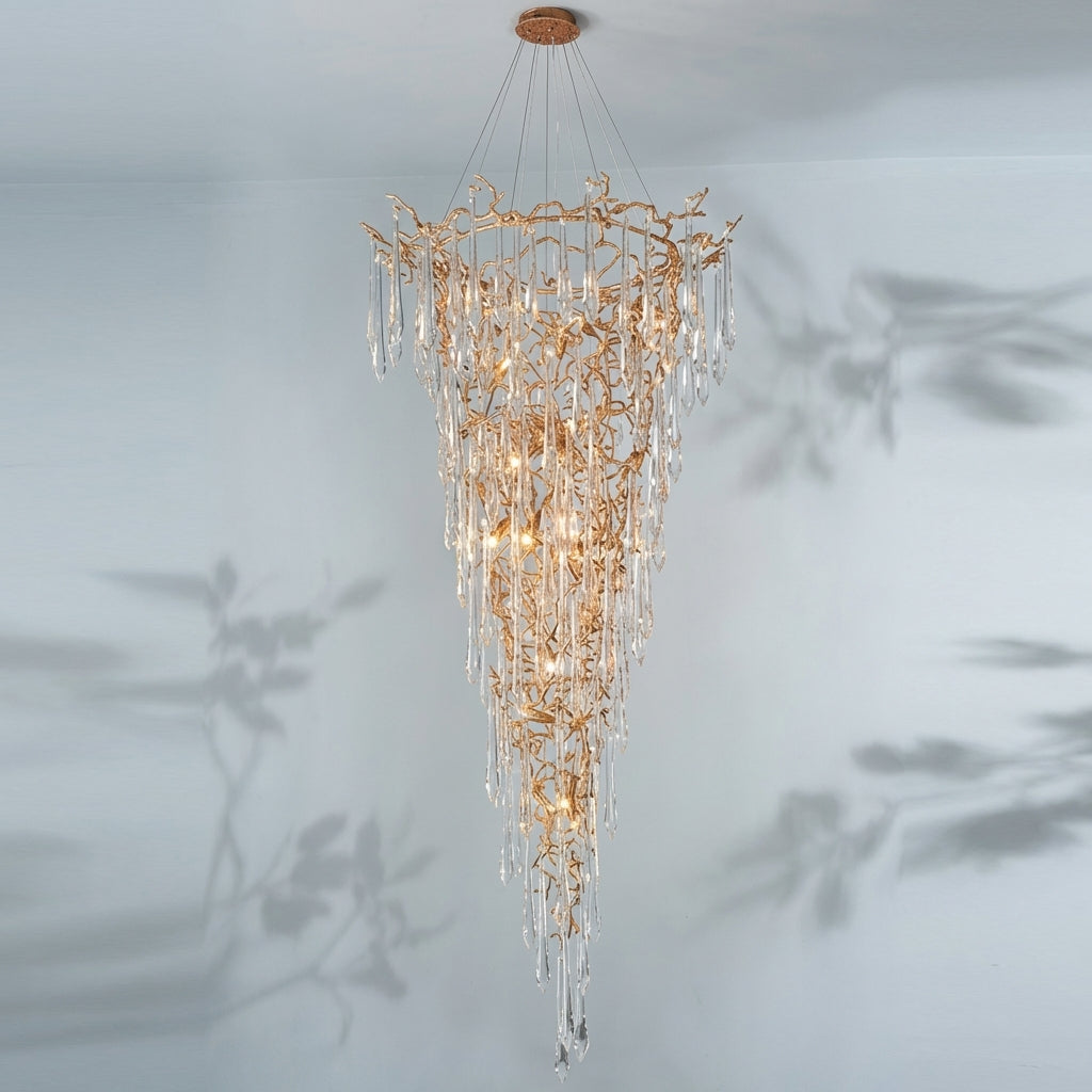 Riviko Verdant Cascade Branch Chandelier - Studio Shot