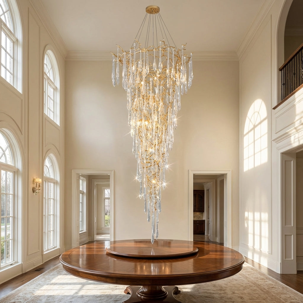Riviko Verdant Cascade Branch Chandelier - Studio Shot
