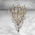 Riviko Veridian Branch Crystal Chandelier - Background Shot