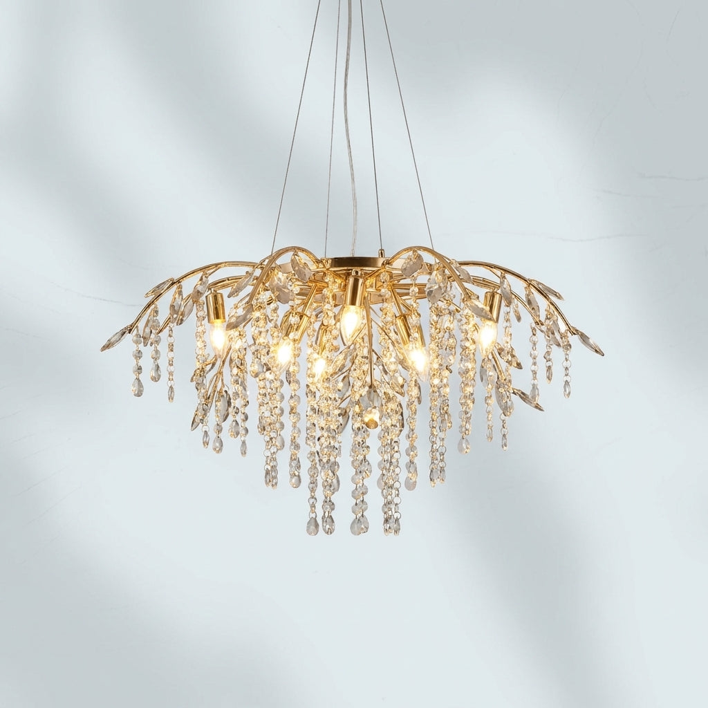 Riviko Verdant Canopy Crystal Branch Chandelier - Background Shot