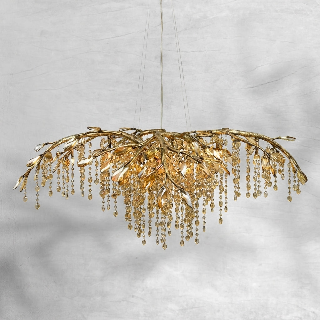 Riviko Verdant Canopy Crystal Branch Chandelier - Background Shot