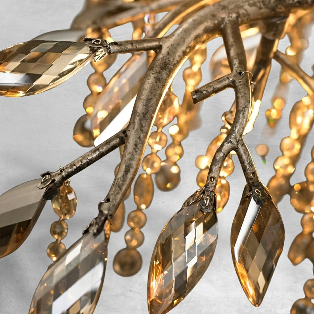 Riviko Verdant Canopy Crystal Branch Chandelier - Background Shot