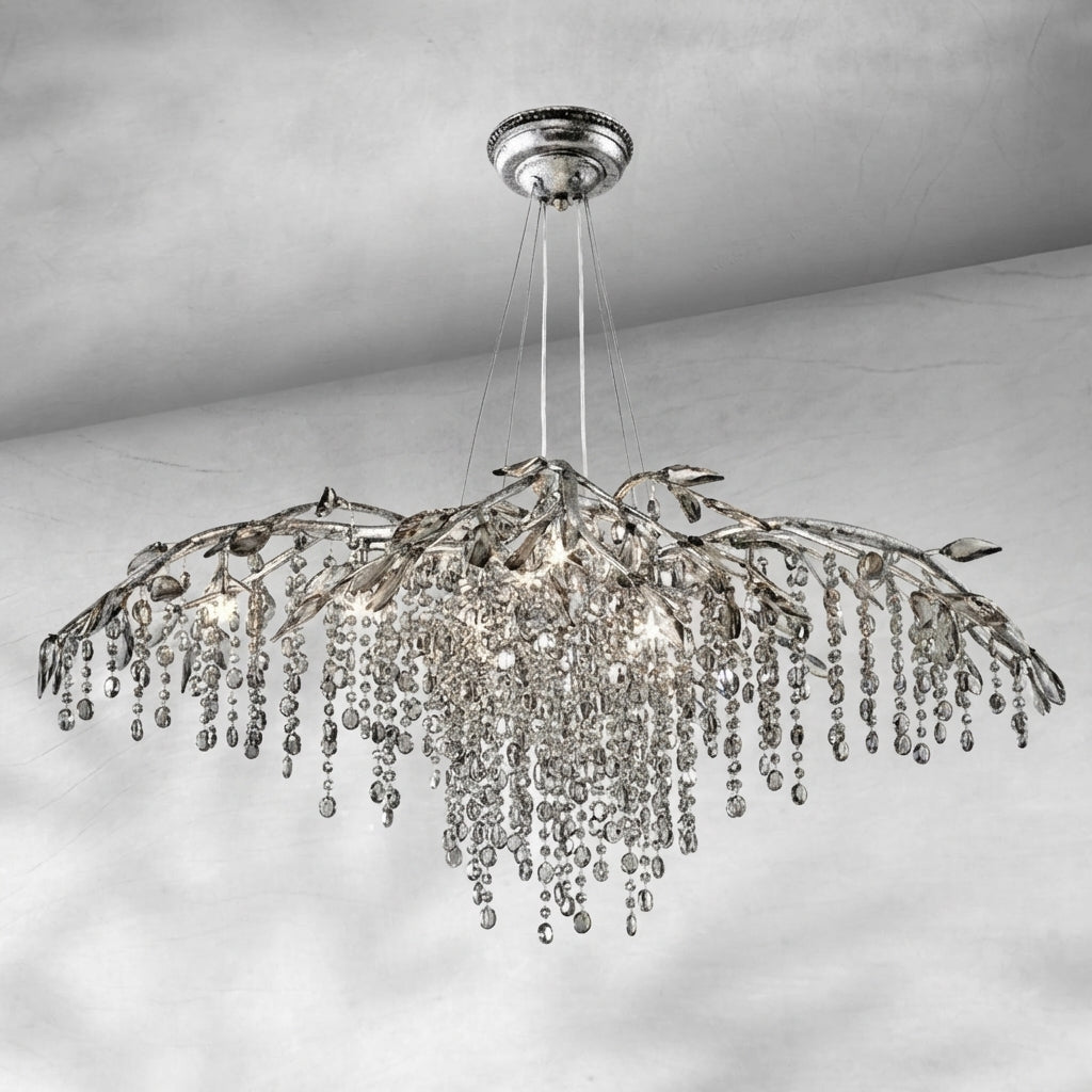Riviko Verdant Canopy Crystal Branch Chandelier - Background Shot