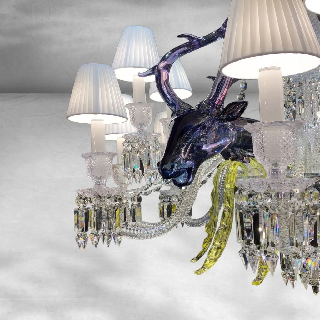 Riviko Enchanted Bloom Crystal Branch Chandelier - Background Shot