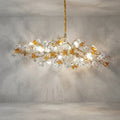 Riviko Veridian Bloom Brass Branch Chandelier - Background Shot
