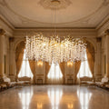 Riviko Veridian Bloom Floral Crystal Chandelier - Studio Shot