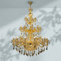 Riviko Royal Baroque Revival Vintage Chandelier Series with Waterfall Crystal - Studio Shot