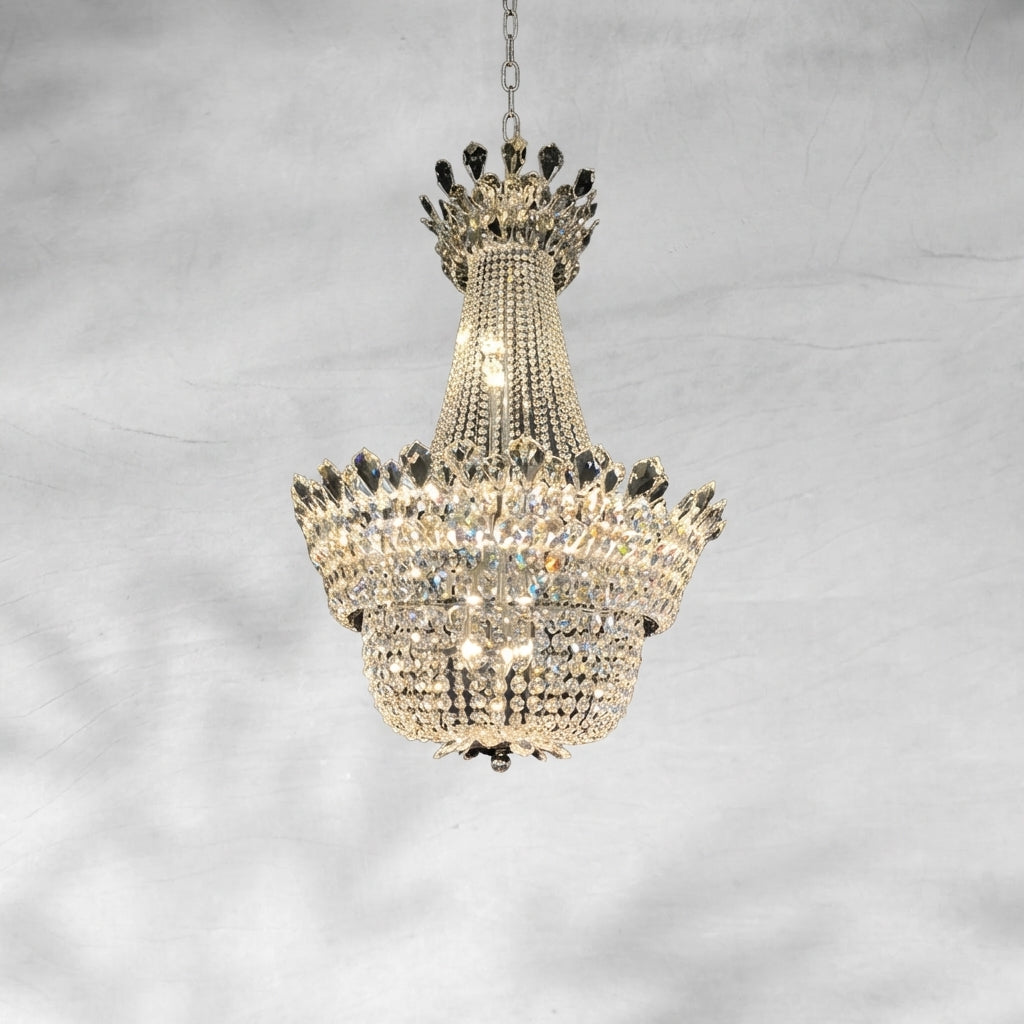 Riviko Regal Branch Crystal Pendant Chandelier - Background Shot
