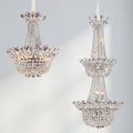 Riviko Luxury Empire Branch Crystal Chandelier Pendant Light for Entryway and Foyer - Studio Shot