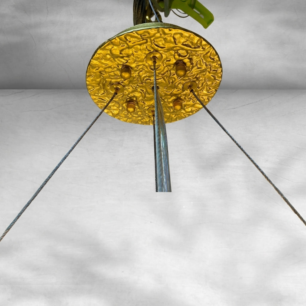Riviko Blossom Branch Brass & Ceramic Chandelier - Background Shot