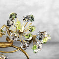 Riviko Verdant Bloom Brass Ring Chandelier - Background Shot