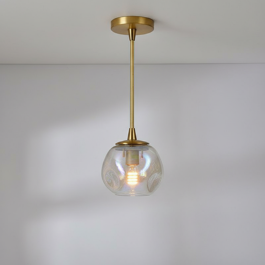 Riviko Veridian Bloom Brass Branch Chandelier - Background Shot