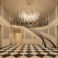 Riviko Thirza Branch Crystal Dining Room Chandelier - grand American estate foyer