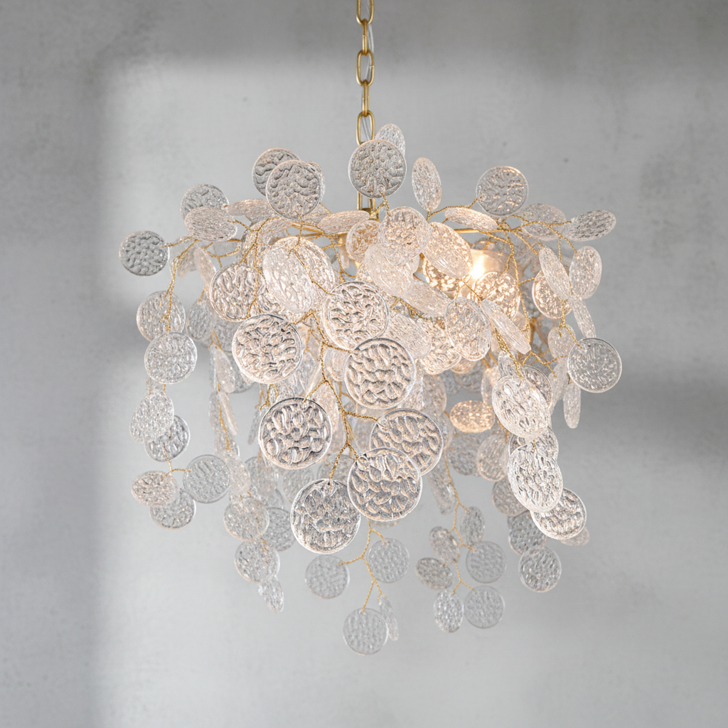 Riviko Gilded Branch Crystal Chandelier - Background Shot
