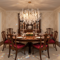 Riviko Thirza Tree Branch Crystal Chandelier - formal American dining room