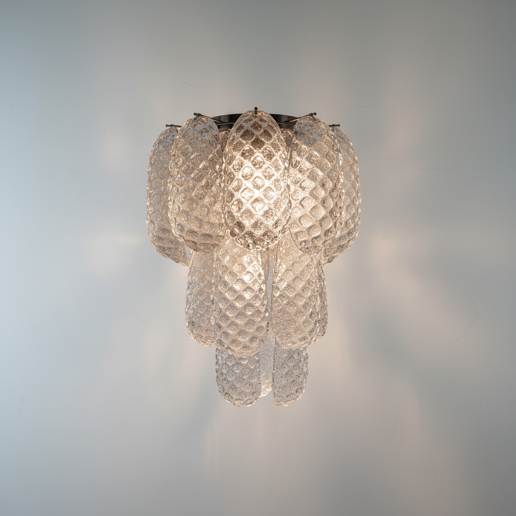 Riviko Veridian Cascade Drop Chandelier - Background Shot
