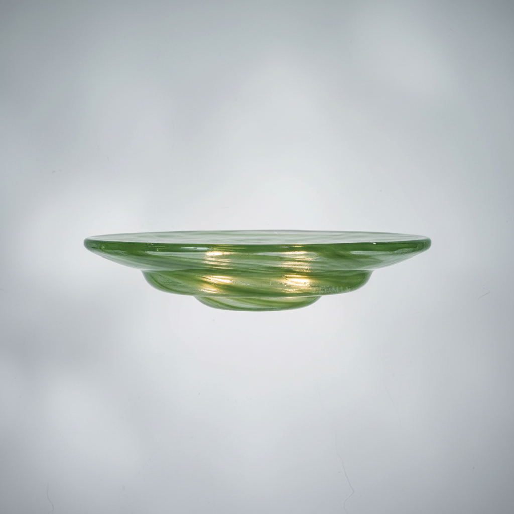 Riviko Verdant Aura Glass Disk Chandelier - Background Shot