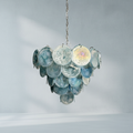 Riviko Azure Bloom Glass Chandelier - Background Shot