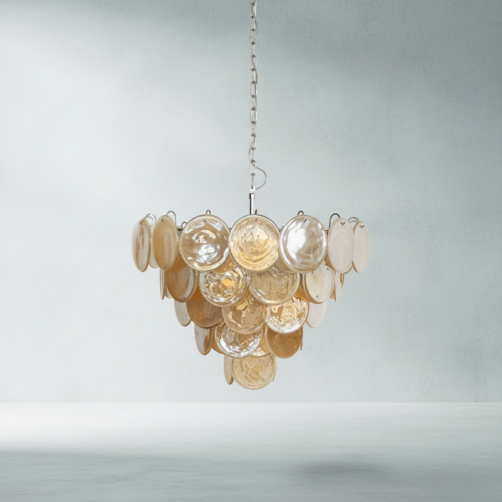 Riviko Aurelian Bloom Murano Chandelier - Background Shot