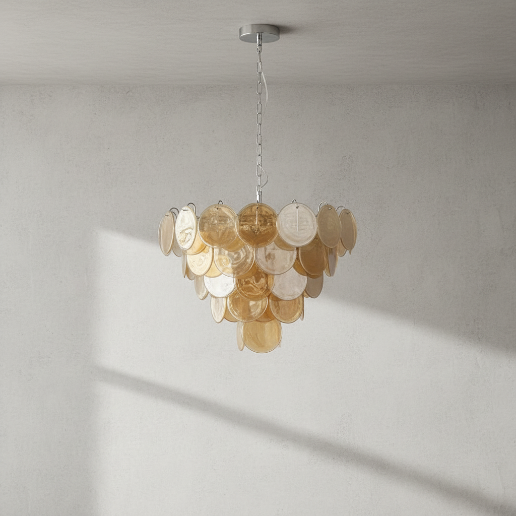 Riviko Aurelian Bloom Murano Chandelier - Background Shot