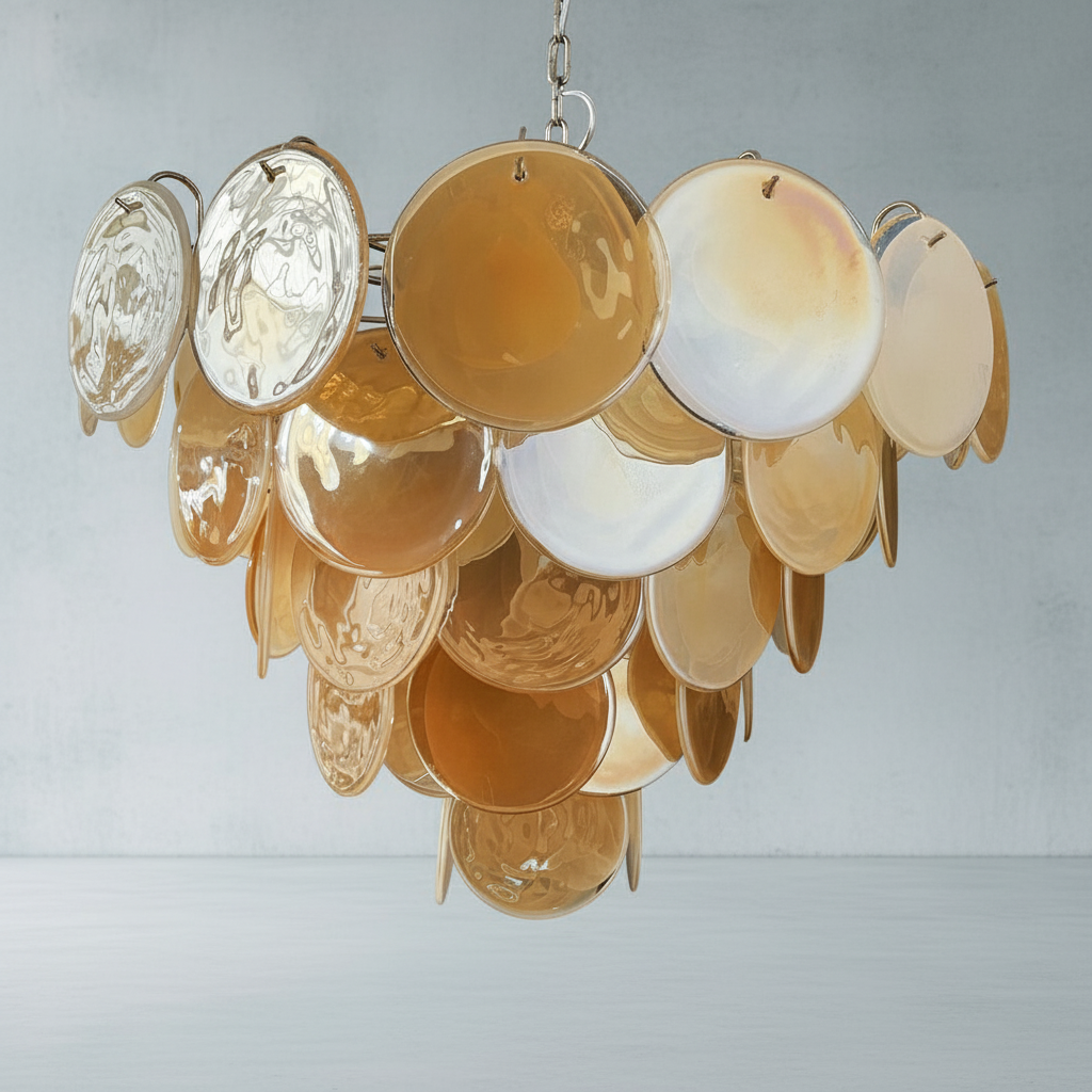 Riviko Aurelian Bloom Murano Chandelier - Background Shot