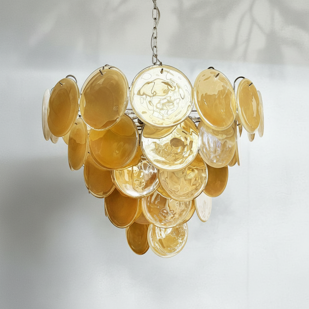 Riviko Aurelian Bloom Murano Chandelier - Background Shot