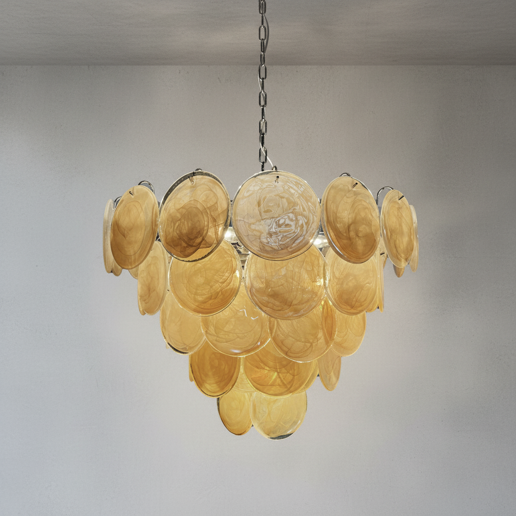 Riviko Aurelian Bloom Murano Chandelier - Background Shot