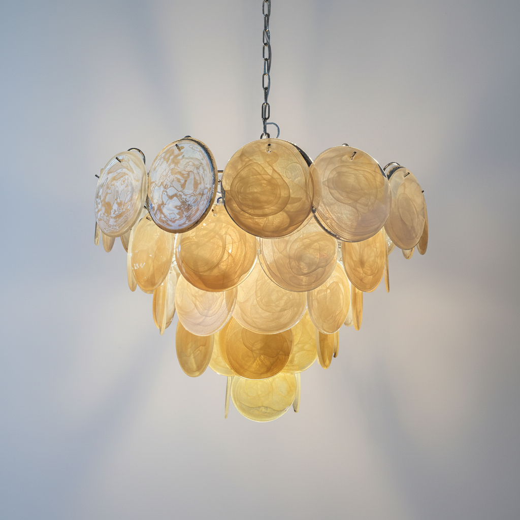 Riviko Aurelian Bloom Murano Chandelier - Background Shot