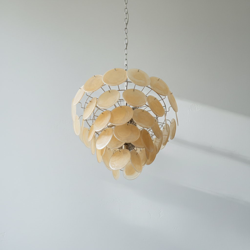 Riviko Aurelian Bloom Murano Chandelier - Background Shot