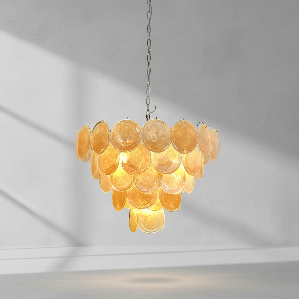 Riviko Aurelian Bloom Murano Chandelier - Background Shot