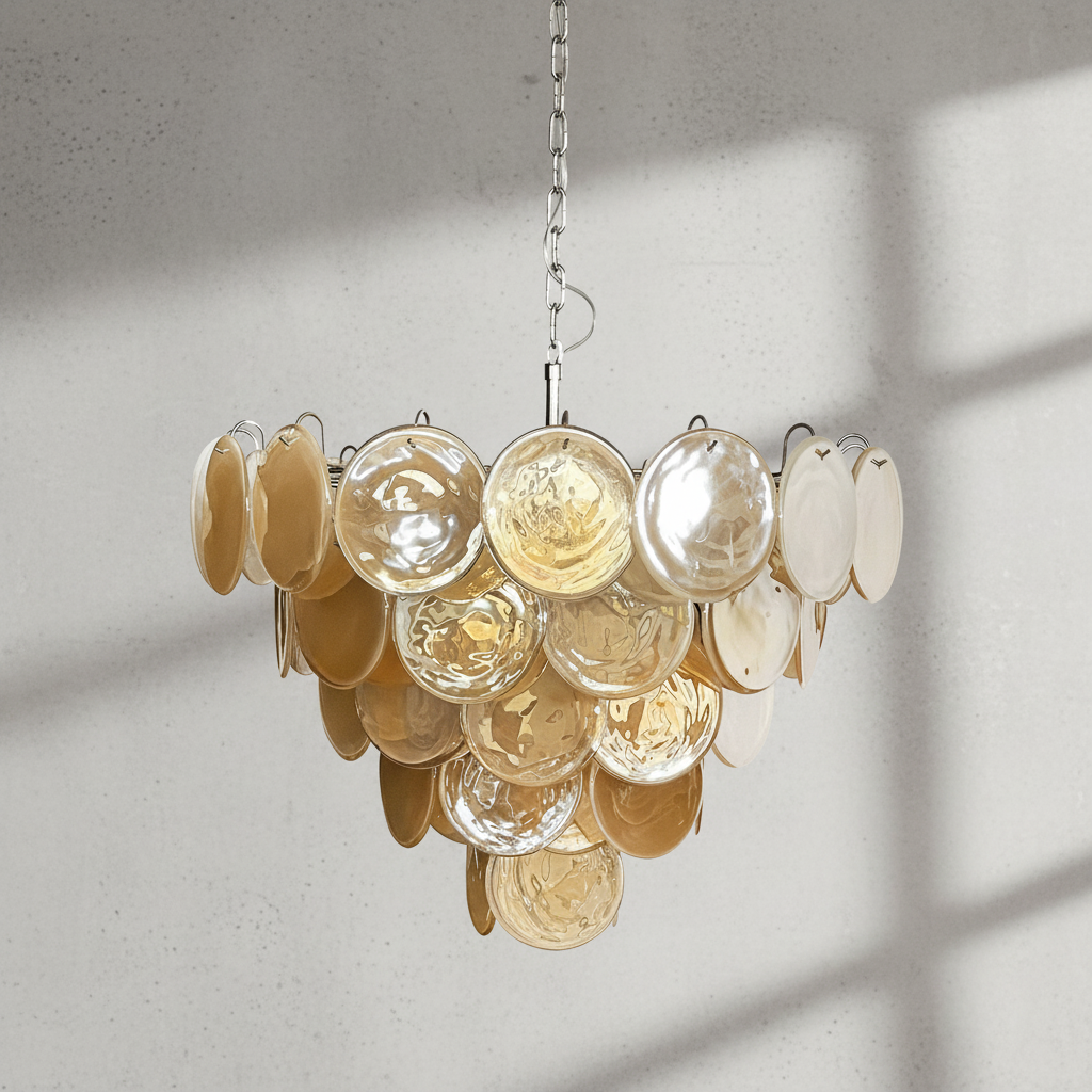Riviko Aurelian Bloom Murano Chandelier - Background Shot