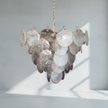 Riviko Aura Iridescent Glass Chandelier - Background Shot