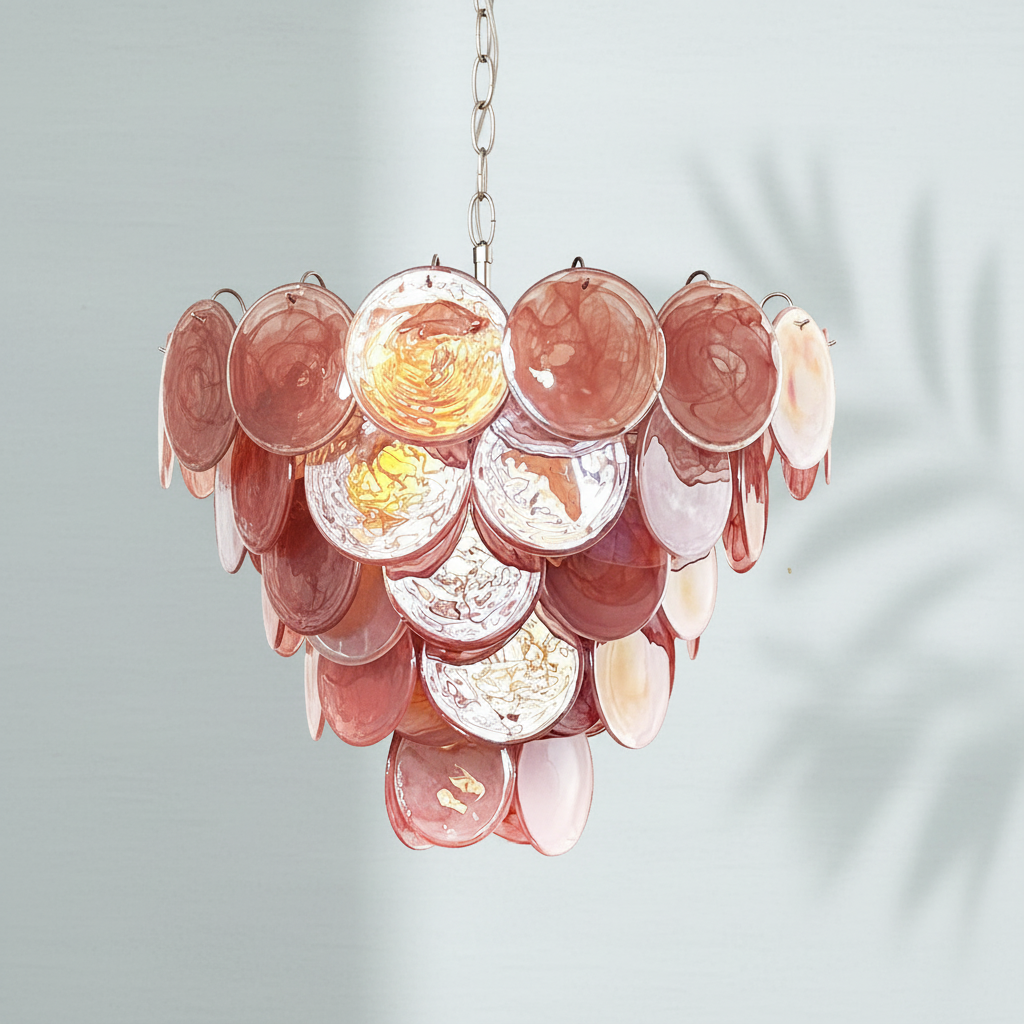 Riviko Rose Alabaster Grand Chandelier - Background Shot