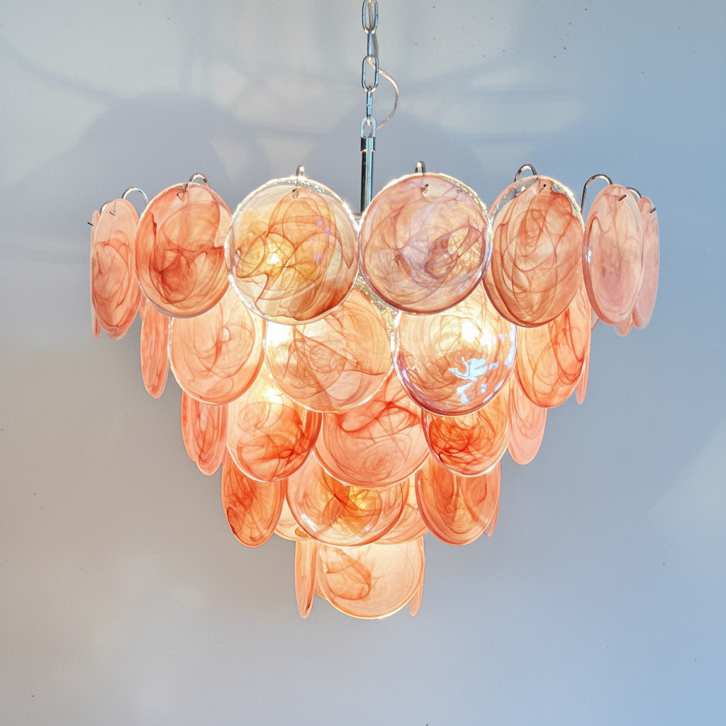 Riviko Rose Alabaster Grand Chandelier - Background Shot