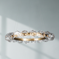 Riviko Aura Disc Modern LED Chandelier - Background Shot