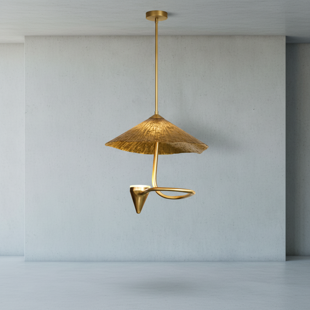Riviko Veridian Bloom Multi-Light Chandelier - Background Shot