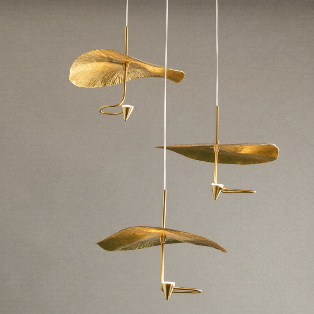 Riviko Veridian Bloom Multi-Light Chandelier - Background Shot