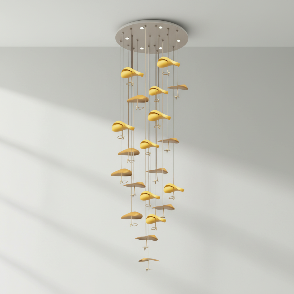 Riviko Jenissa Vintage Staircase Chandelier - Studio Shot