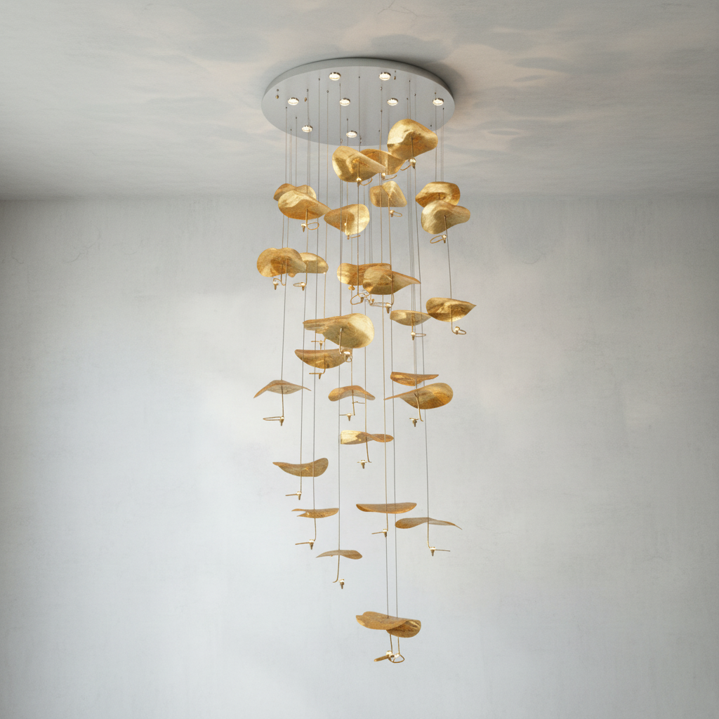 Riviko Jenissa Vintage Staircase Chandelier - Studio Shot