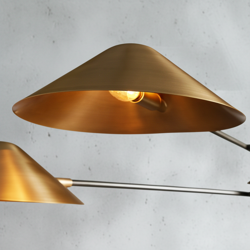 Riviko Aura Grandeur 4-Light Linear Chandelier - Background Shot