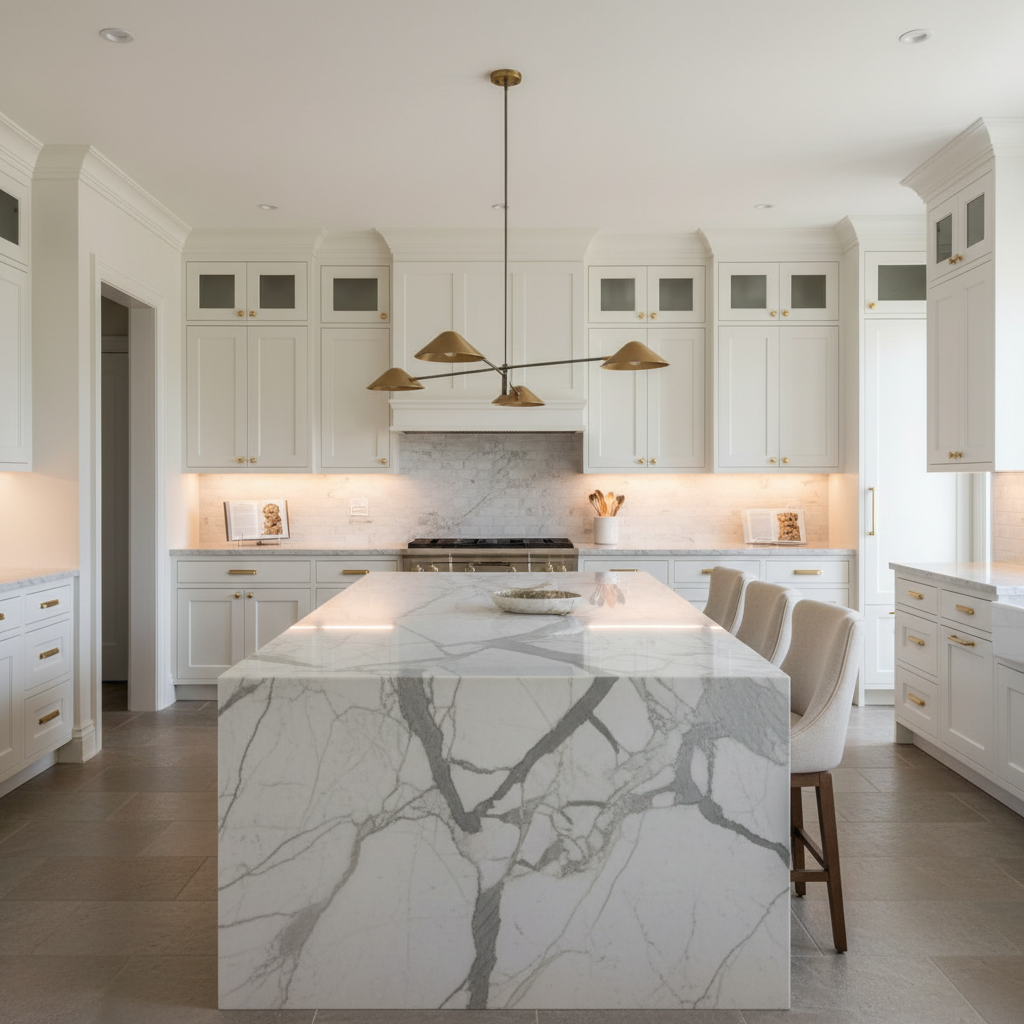 Riviko Aura Grandeur 4-Light Linear Chandelier - upscale American kitchen