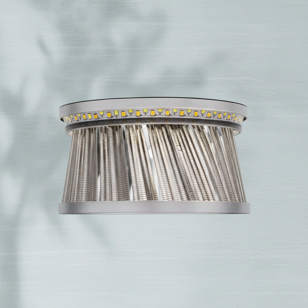 Riviko Radiant Cascade Round Chandelier - Background Shot