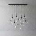 Riviko Molten Glass Orb Chandelier - Background Shot