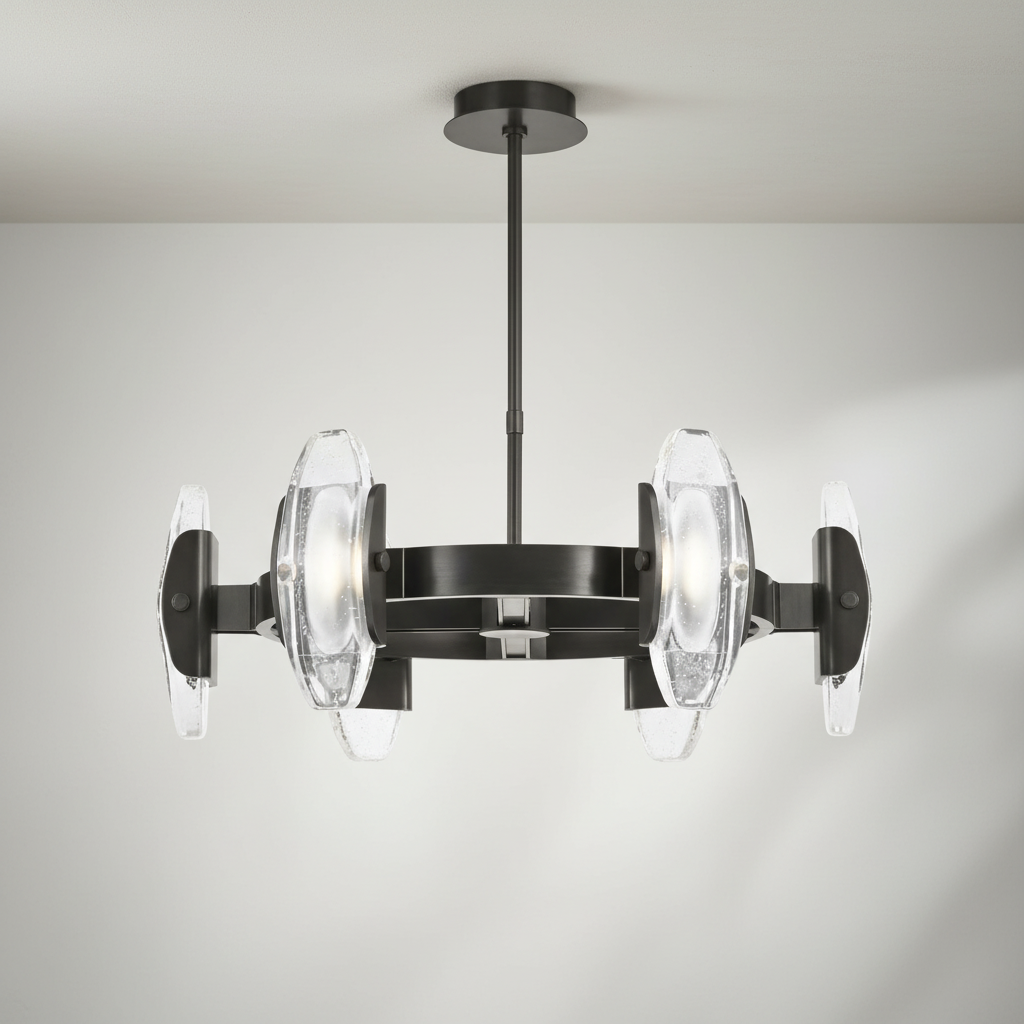 Riviko Aute Led Round Chandelier 30″ - Studio Shot