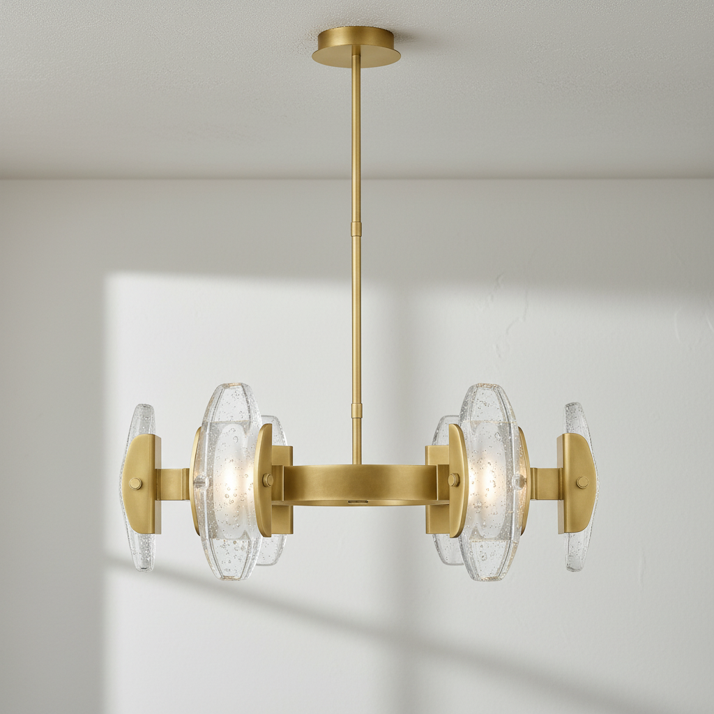 Riviko Aute Led Round Chandelier 30″ - Studio Shot