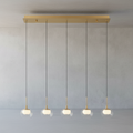 Riviko Aura Stream Linear LED Chandelier - Background Shot