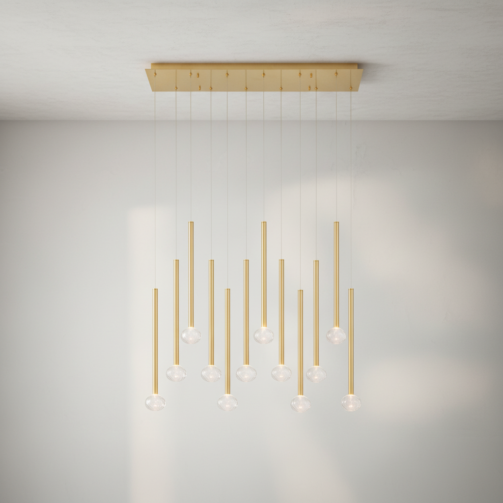 Riviko Mamie Linear LED Chandelier - Studio Shot