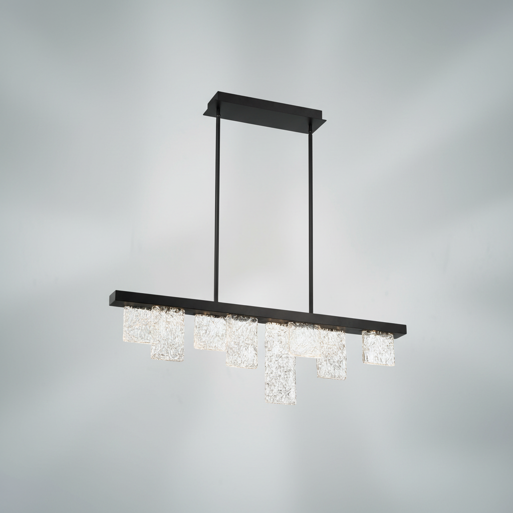Riviko Harper Linear LED Chandelier - Studio Shot